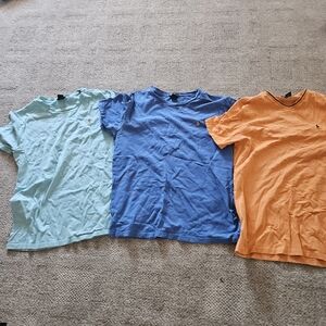 Ralph Lauren Kids Short Sleeve Tees - Aqua, Royal Blue, Tangerine